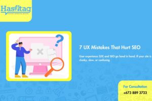 UX and SEO mistakes in Brunei